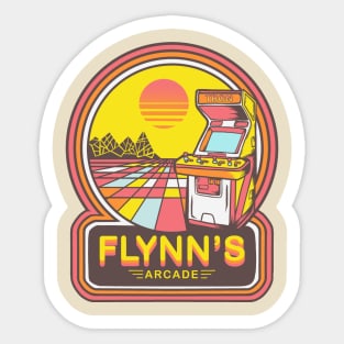 Flynns arcade retro Sticker